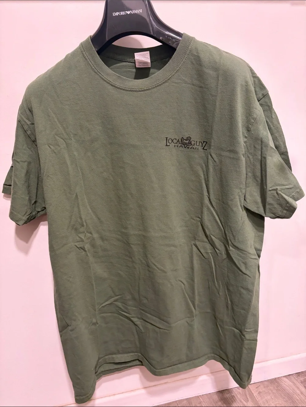 Brokechanic Graphic Short Sleeve Tee in Olive Green